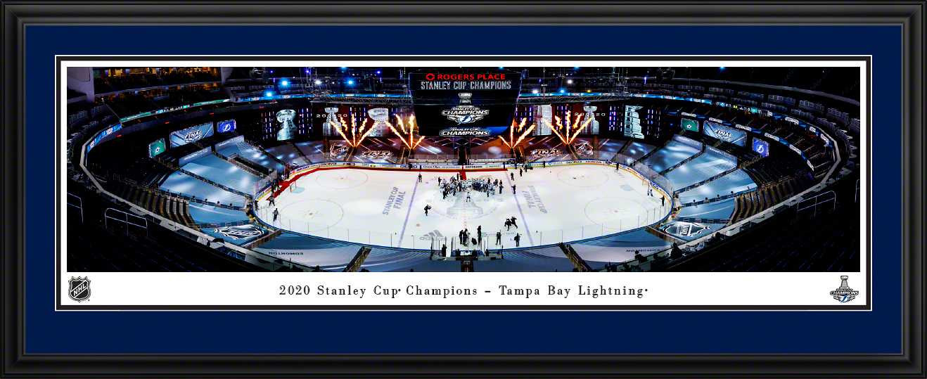 2020 Stanley Cup Champions Panoramic Picture - Tampa Bay Lightning