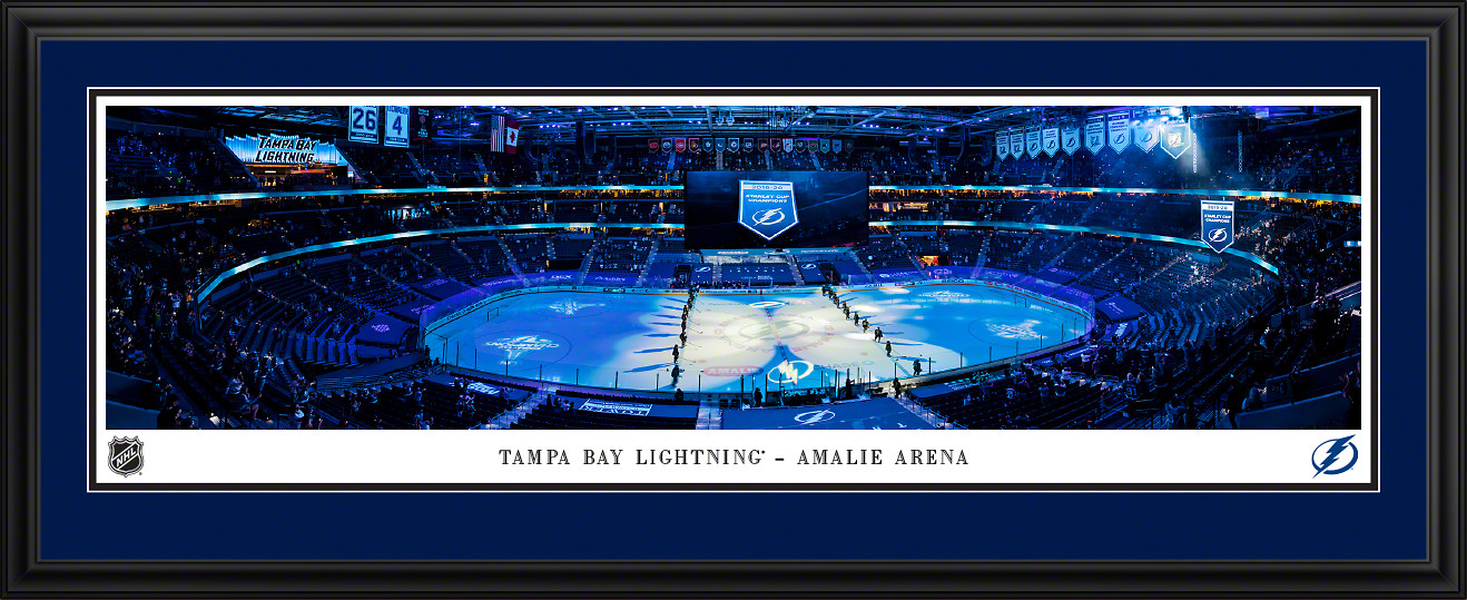 Tampa Bay Lightning Panoramic Poster - Amalie Arena