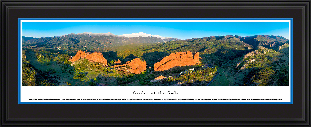 Garden of the Gods National Natural Landmark Panoramic Wall Decor