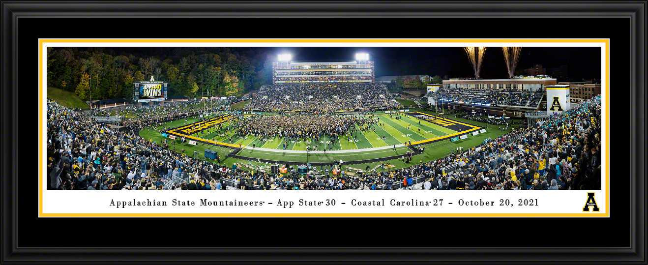 Appalachian State Mountaineers Football Panoramic Picture - Kidd Brewer Stadium