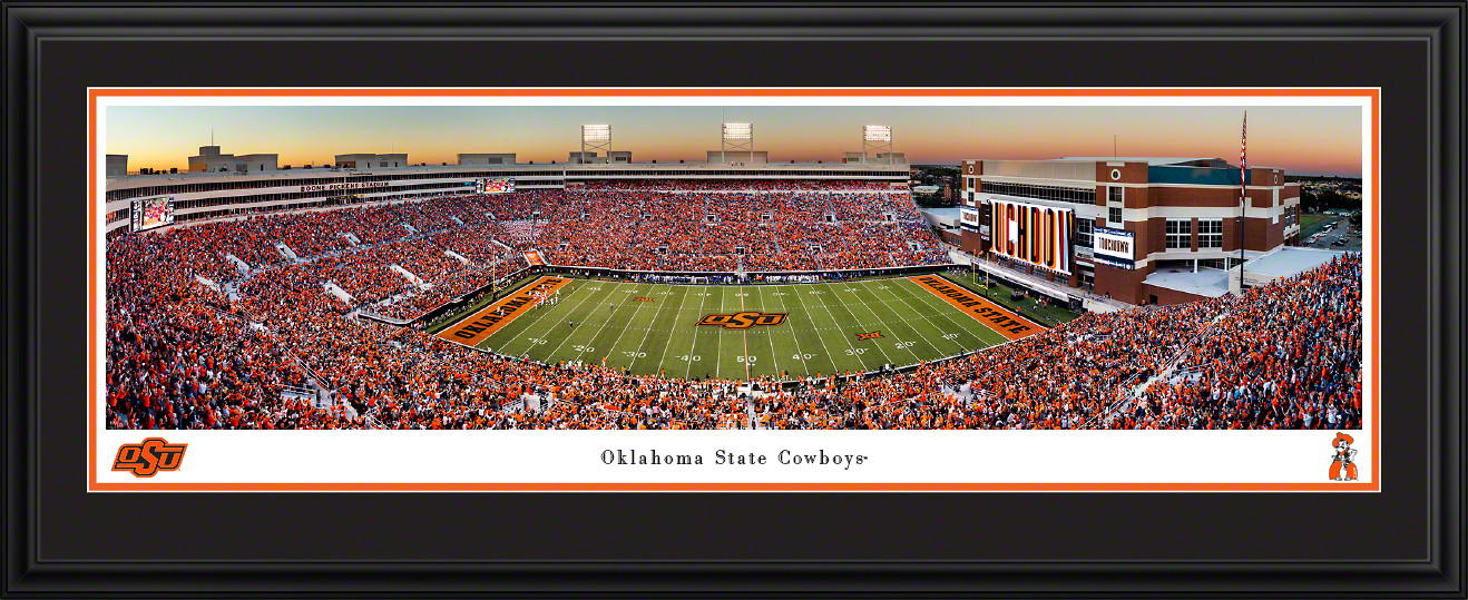 Oklahoma State Cowboys Football Panoramic Picture - Boone Pickens Stadium