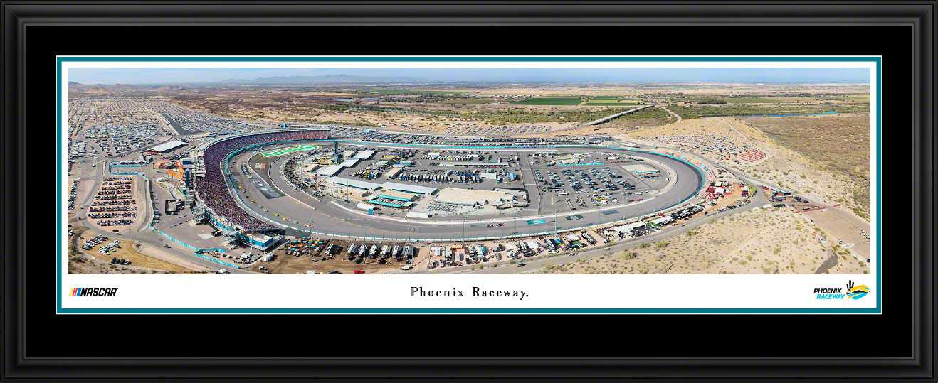 Phoenix Raceway Panoramic Picture - NASCAR Fan Cave Decor