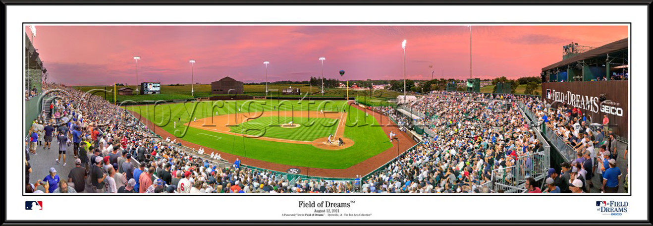 2021 Field of Dreams Panoramic Picture - Chicago White Sox vs. New York  Yankees MLB Fan Cave Decor