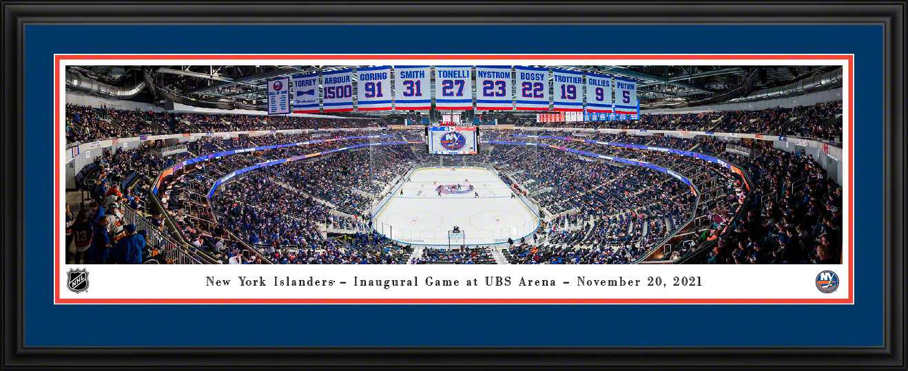 New York Islanders End Zone Panoramic Picture - UBS Arena NHL Wall Decor