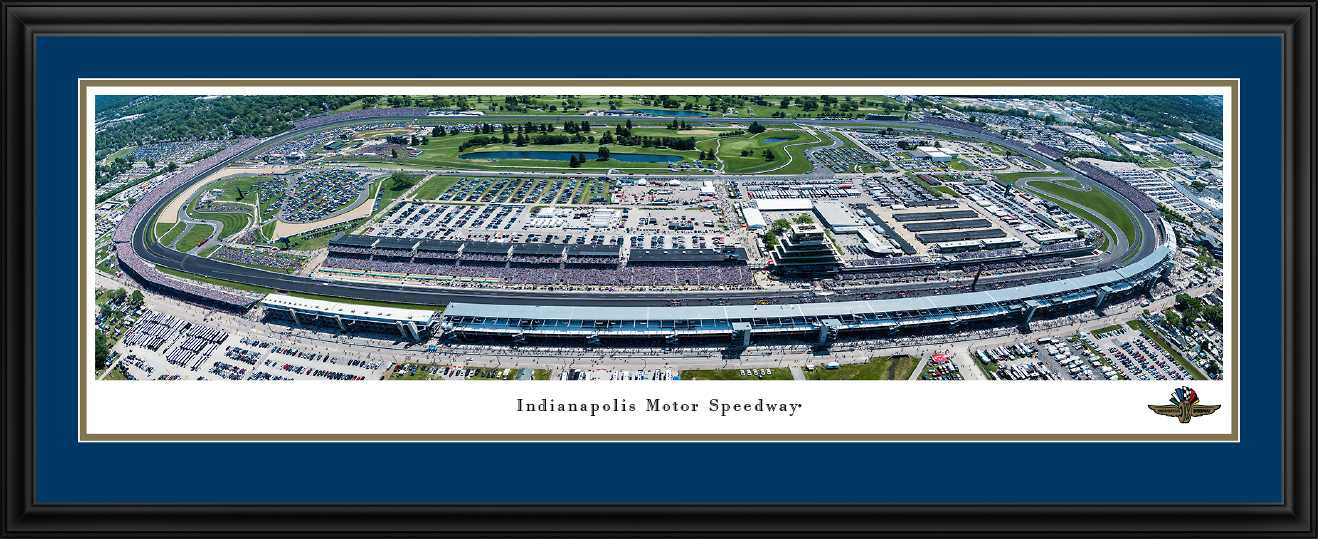 Indianapolis Motor Speedway Panoramic Picture - Indy 500 Wall Decor
