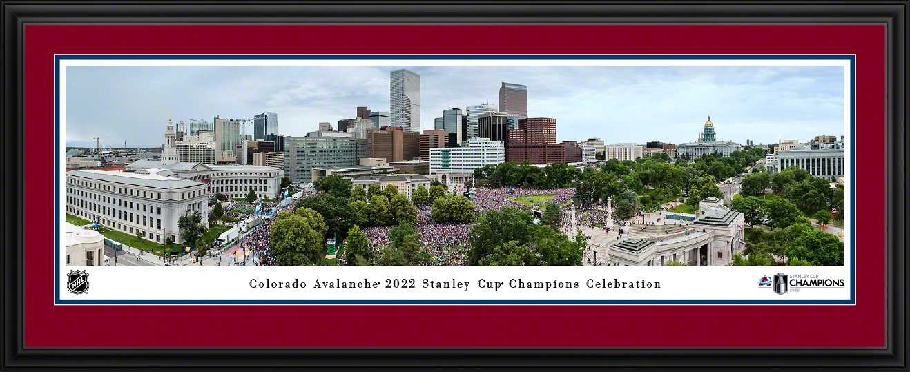 Colorado Celebrates - Colorado Avalanche Celebration Parade Panoramic Picture