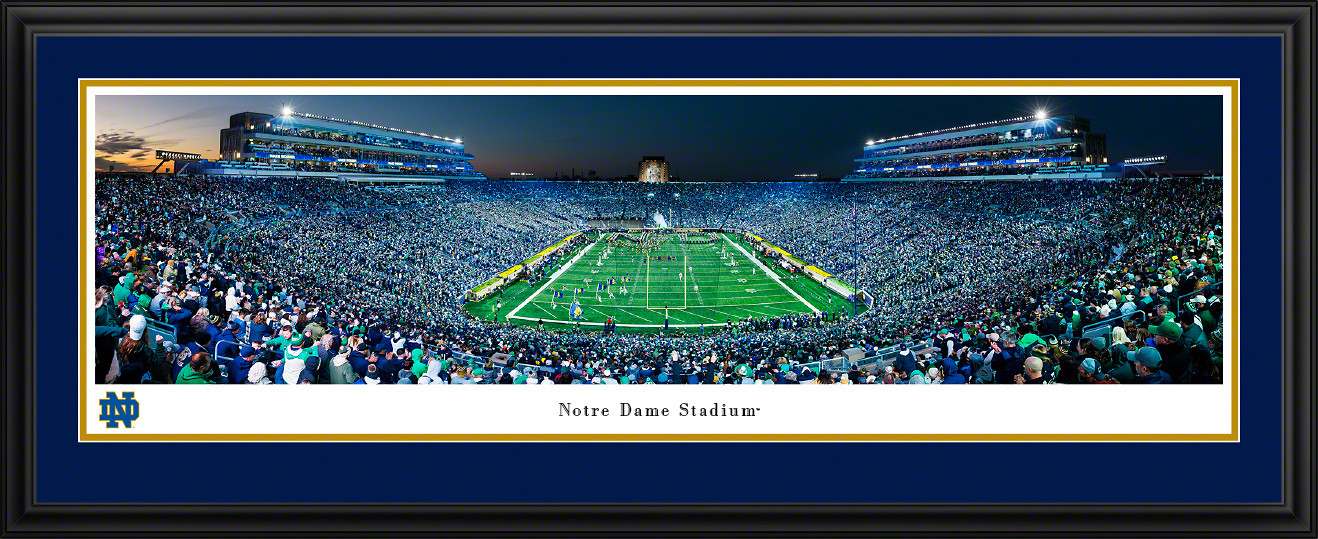 Notre Dame Fighting Irish Football Panoramic Picture - Notre Dame