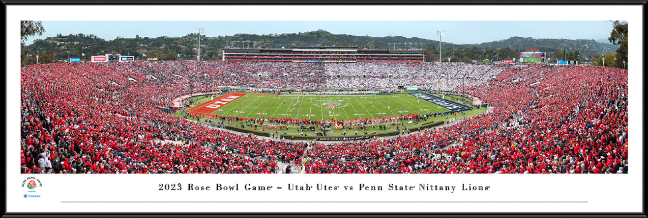 2023 Rose Bowl Game - Kickoff Panoramic Picture - Penn State Nittany Lions vs. Utah Utes