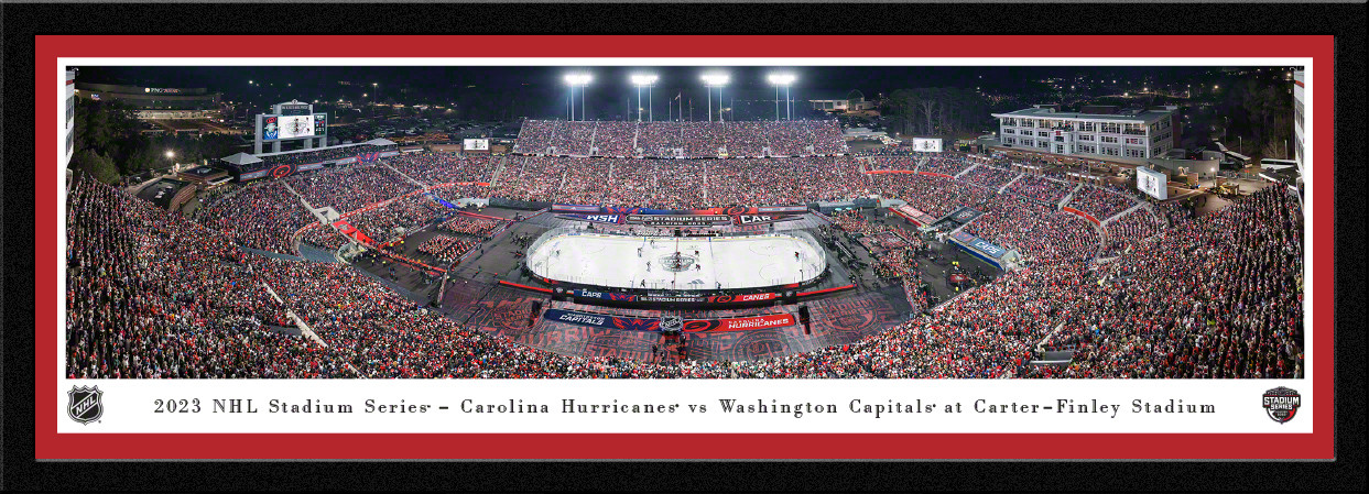 2023 NHL Stadium Series Panoramic Picture - Carolina Hurricanes vs. Washington Capitals
