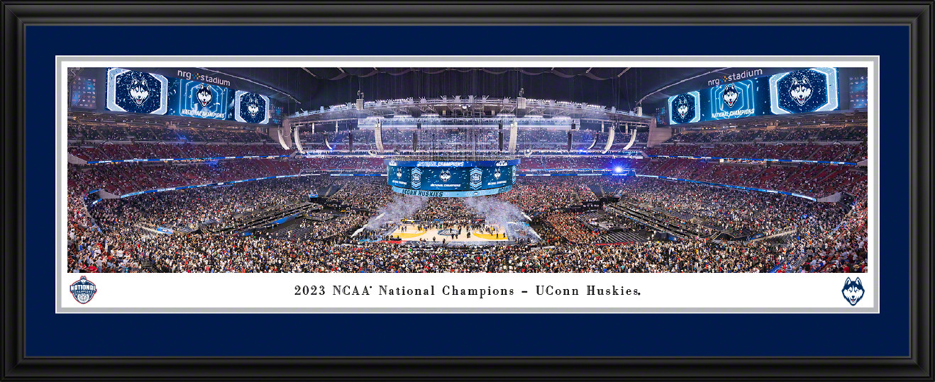 2023 NCAA Basketball National Champions Panoramic Picture - UConn Huskies