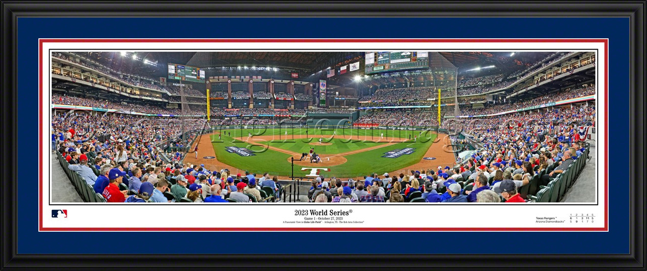 2023 World Series Game One Panoramic Picture - Texas Rangers MLB