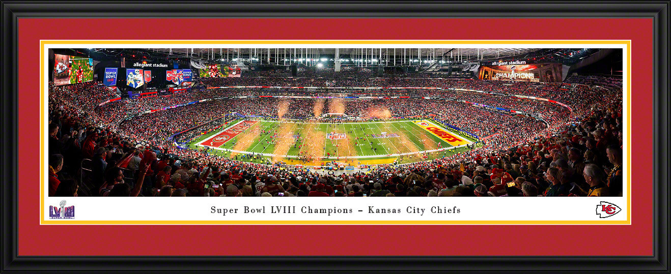 2024 Super Bowl LVIII Champions Panoramic Picture - Kansas City Chiefs