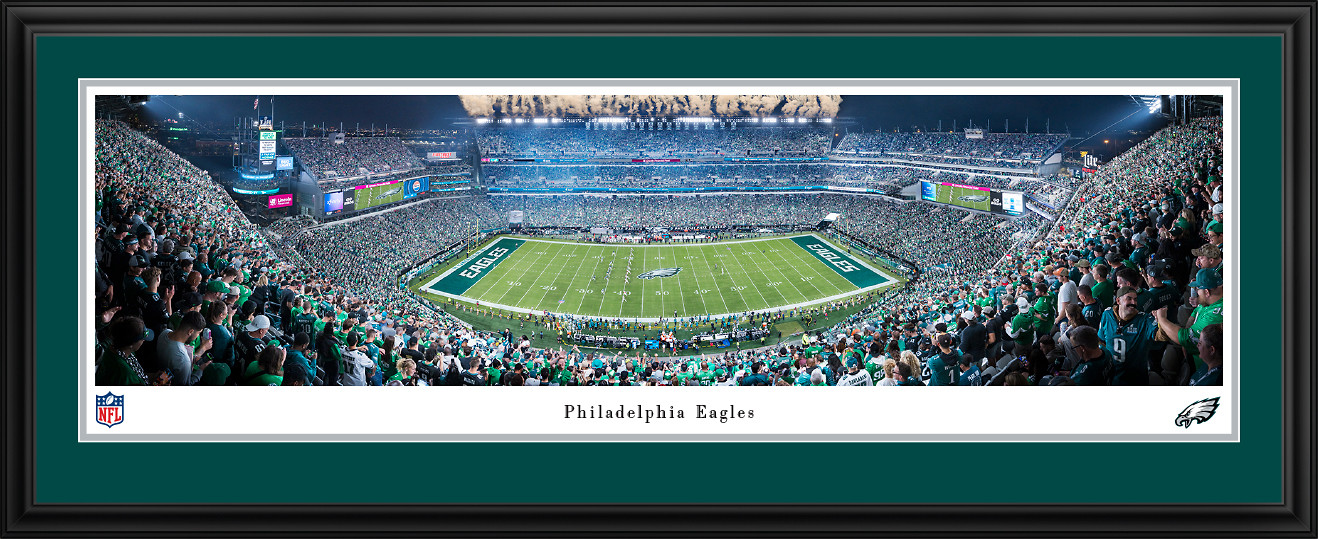 Philadelphia Eagles Panoramic Picture - Lincoln Financial Field NFL Fan Cave Decor