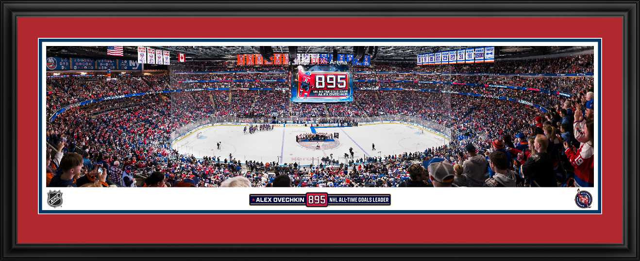Alex Ovechkin Panoramic Picture - NHL All-Time Goals Leader Ceremony Fan Cave Decor