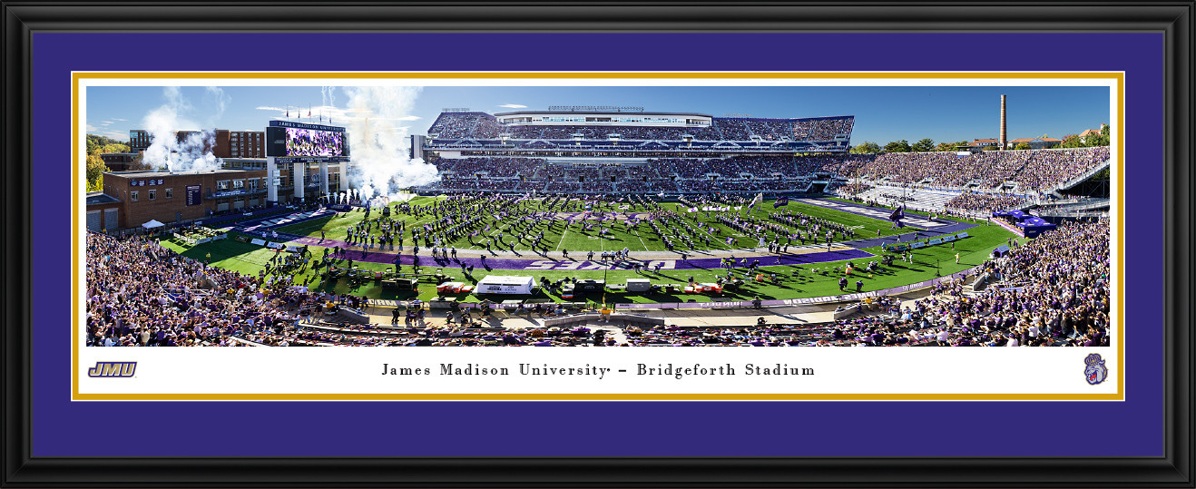 JMU Dukes Football Panoramic Picture - Bridgeforth Stadium Fan