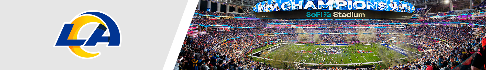 Los Angeles Rams NFL Panoramic Posters - Fan Cave Decor