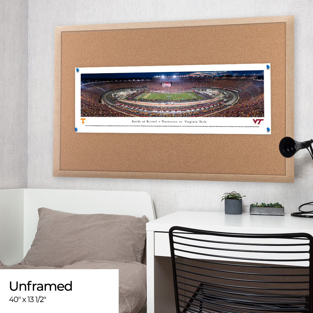 2016 Battle at Bristol Panoramic Poster Tennessee vs. Virginia Tech