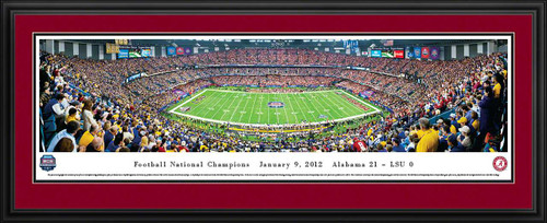 2012 BCS Football Championship Panoramic - Alabama Crimson Tide