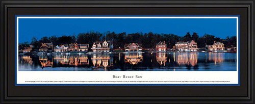 Boat House Row Panoramic Picture
