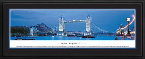 London, England Skyline Panoramic Picture - Tower Bridge - Twilight