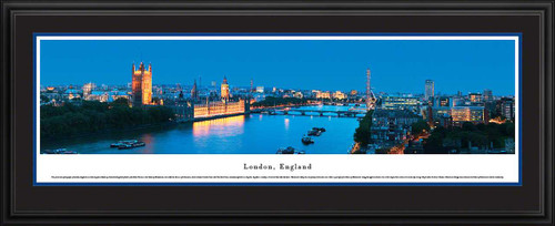 London, England Panoramic Skyline Picture - Twilight