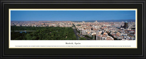 Madrid, Spain Panoramic Skyline Picture