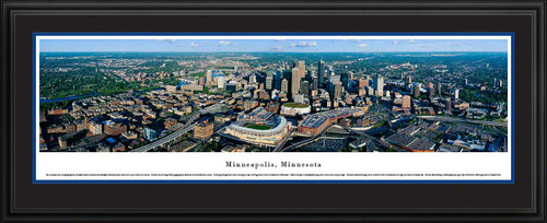 Minneapolis, Minnesota City Skyline Panorama