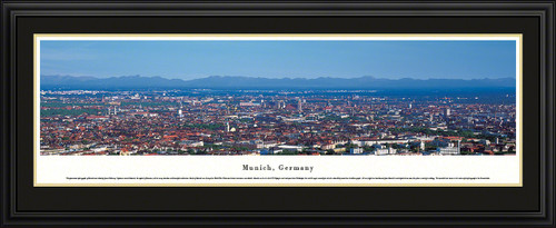 Munich, Germany City Skyline Panoramic Picture