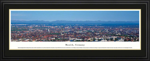 Munich, Germany City Skyline Panoramic Picture