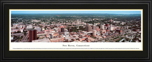 New Haven, Connecticut Skyline Panoramic Picture