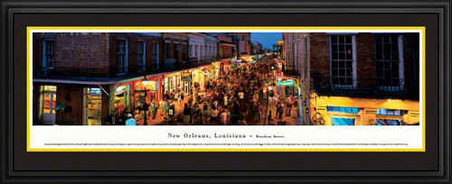 New Orleans, Louisiana - Bourbon Street Panoramic Picture