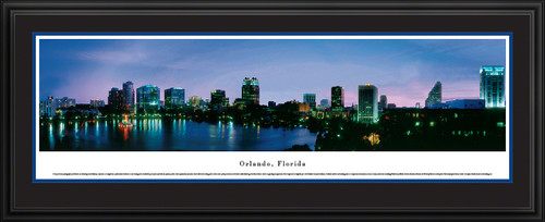 Orlando, Florida Skyline Panoramic Picture - Twilight
