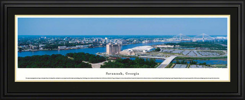 Savannah, Georgia City Skyline Panorama