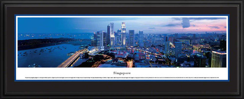 Singapore Skyline Panoramic Picture