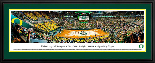 Oregon Ducks Panoramic - Matthew Knight Arena Opening Night Picture