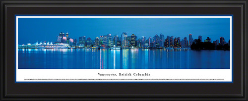 Vancouver, British Columbia, Canada City Skyline Panorama - Twilight