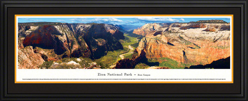 Zion National Park Panoramic Scenic Landscape Wall Decor and Art