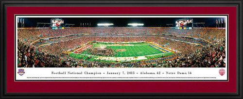 2013 BCS Football Championship Panoramic - Alabama Crimson Tide