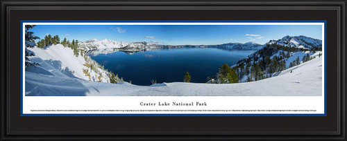 Crater Lake National Park Panoramic Picture - Winter