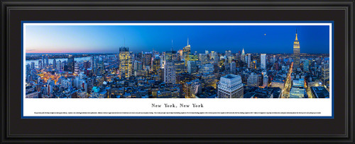 Chrysler Building, New York City Panoramic City Skyline Wall Decor
