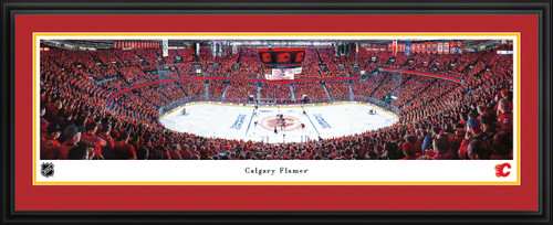 Calgary Flames Panoramic - Scotiabank Saddledome Picture