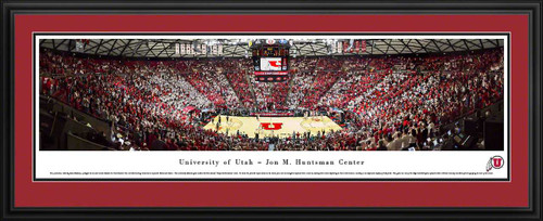 Utah Utes Basketball Panorama - Jon M. Huntsman Center Panoramic Picture