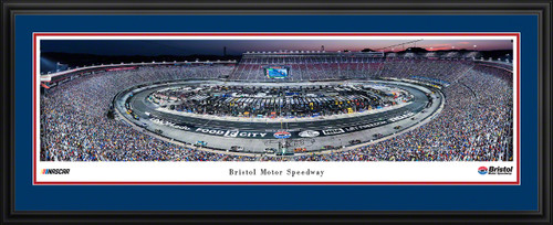 Bristol Motor Speedway NASCAR Aerial Race Posters - Panoramic Fan 