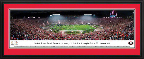 2018 Rose Bowl Panoramic Picture - Georgia Bulldogs