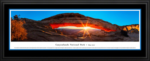 Canyonlands National Park Mesa Arch Scenic Landscape Panoramic Print