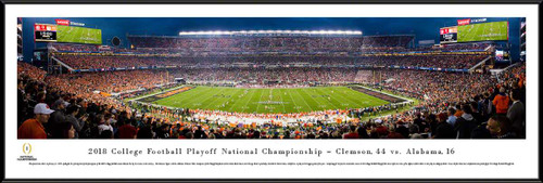 2019 College Football Playoff National Championship Panorama - Kickoff Poster