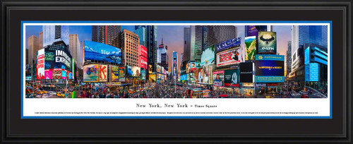 「TIMES SQUARE」ロジャーヴィラー ３Dアート サイン有 New York Times Square Panoramic City Skyline Wall Decor and Art Prints