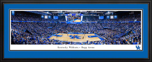 Kentucky Wildcats Basketball Panoramic Poster - Rupp Arena Fan Cave Decor