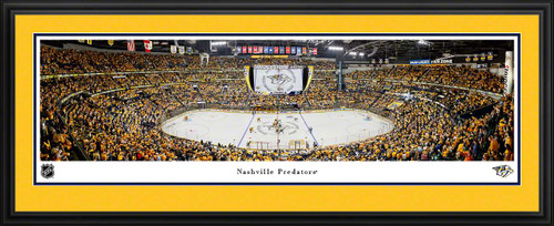 Nashville Predators Panoramic Picture - Bridgestone Arena NHL Fan Cave Decor