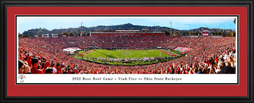 2022 Rose Bowl Game - Touchdown Panoramic Picture - Utah Utes vs Ohio State Buckeyes
